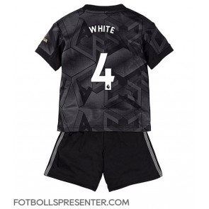 Arsenal Benjamin White #4 Bortatröja Barn 2022-23 Kortärmad (+ korta byxor)